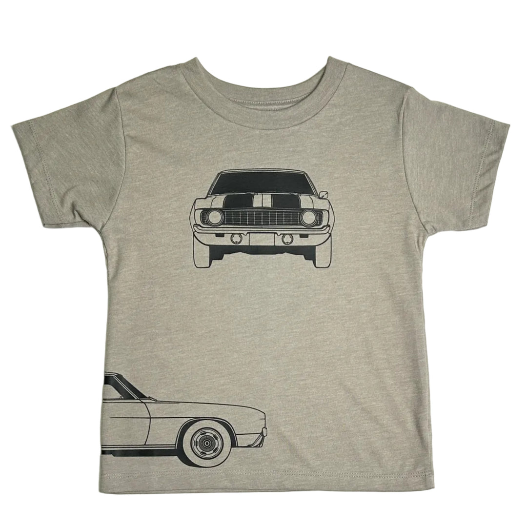 Camaro Z28  silhouette on a soft kids t-shirt -  American Muscle Car T-Shirt for Kids | Gearhead Kids - car apparel for kids