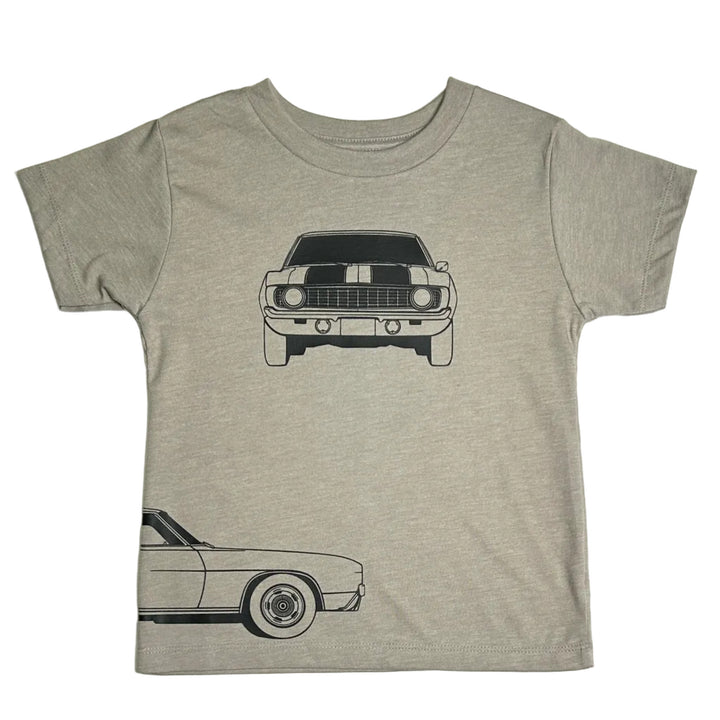Camaro Z28  silhouette on a soft kids t-shirt -  American Muscle Car T-Shirt for Kids | Gearhead Kids - car apparel for kids