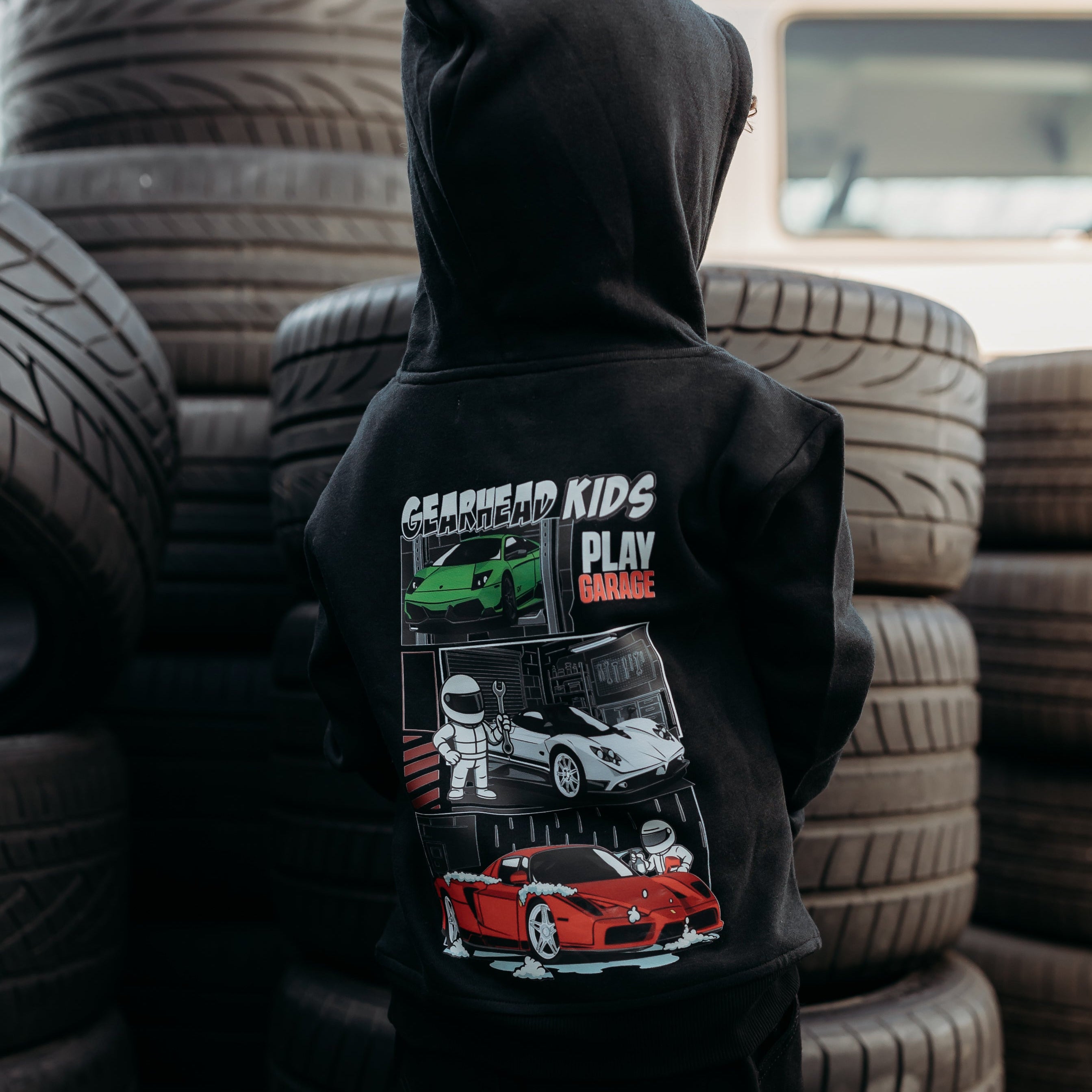 Play Garage Hoodie: Italian Legends Edition | Gearhead Kids