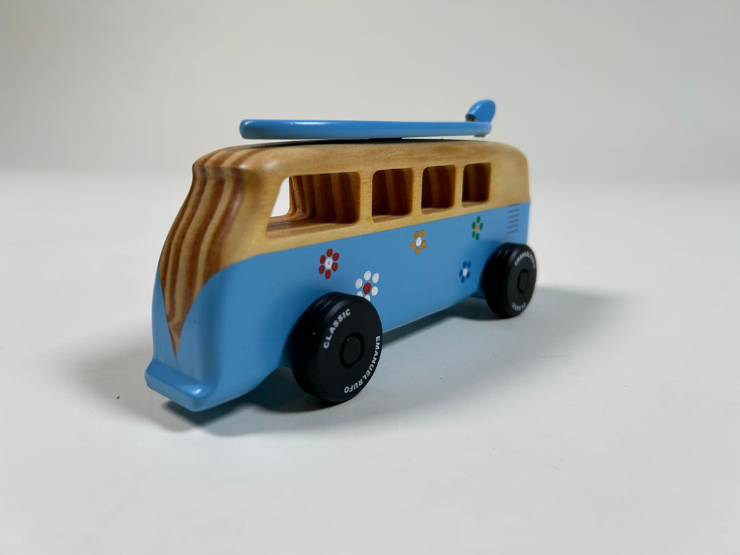 VW BUS INSPIRED WOODEN TOY CAR