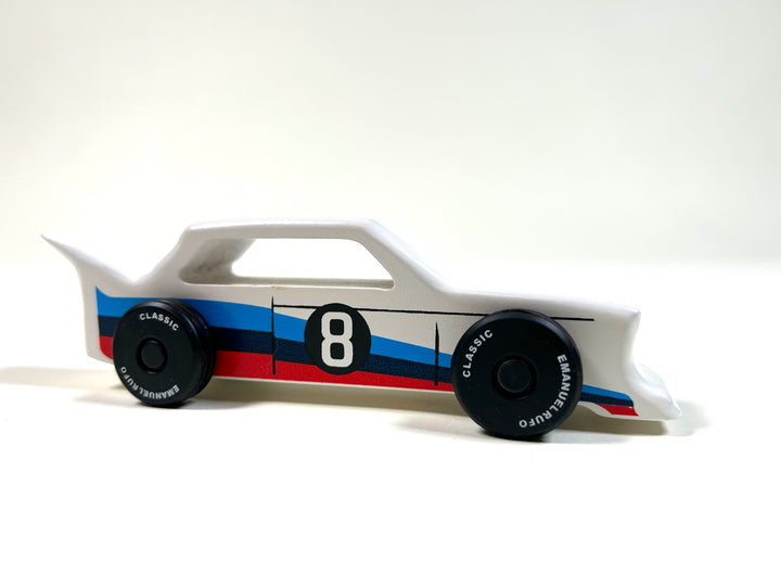 BMW CSL INSPIRED WOODEN TOY CAR