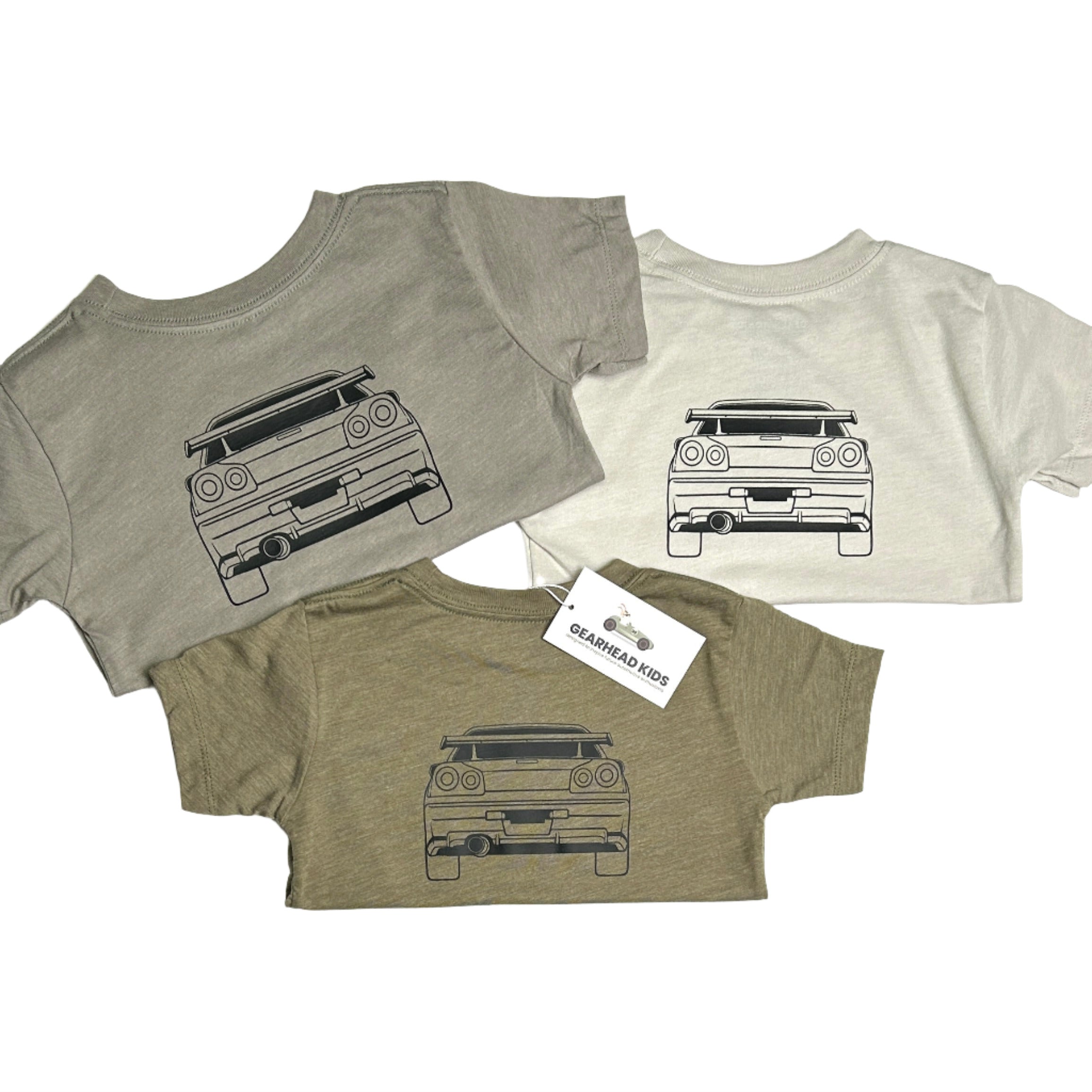 NISSAN R34 GTR TEE – Gearhead Kids
