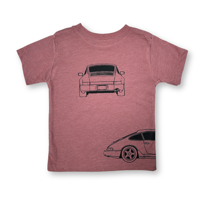 Hand-pressed DTF 964 silhouette on a premium ringspun cotton blend kids shirt - Gearhead Kids
