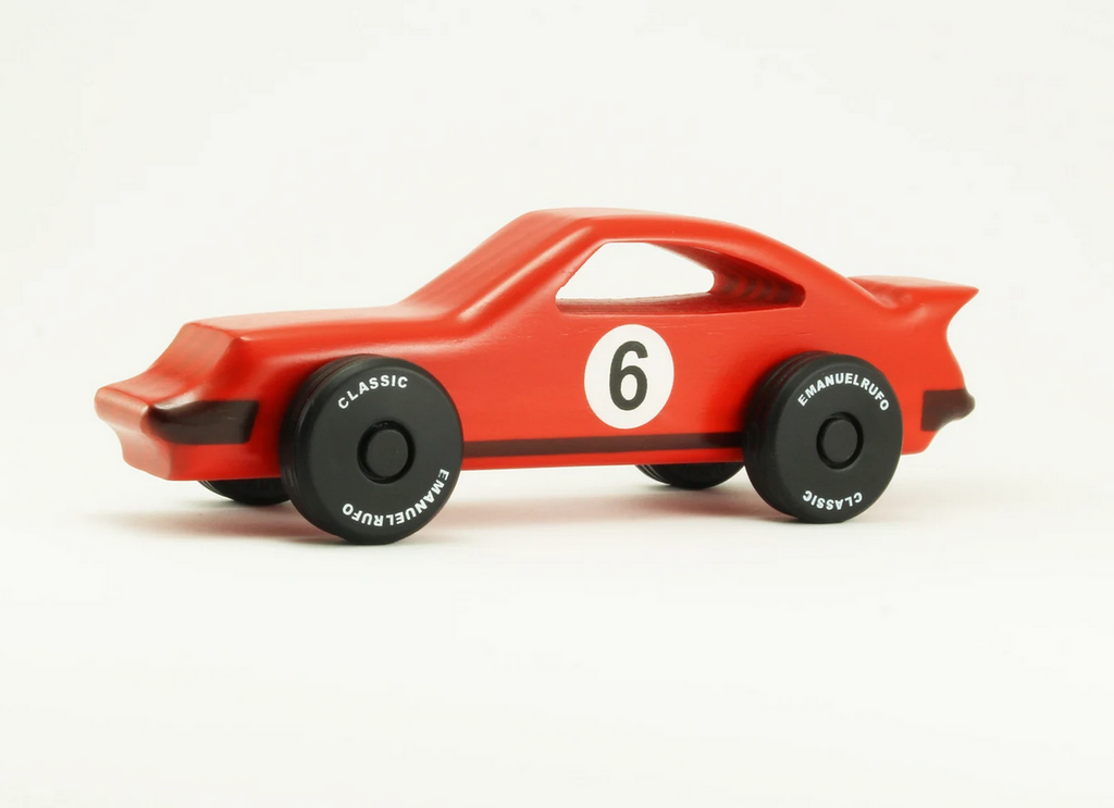 PORSCHE 911 INSPIRED WOODEN TOY CAR Gearhead Kids